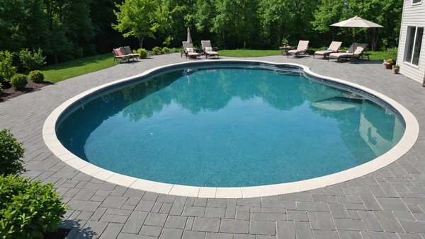 Comment créer une zone de nage en eau peu profonde pour les enfants dans une piscine existante?