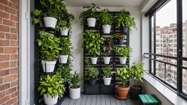 Comment aménager un jardin vertical sur un petit balcon tout en respectant les normes de sécurité ?