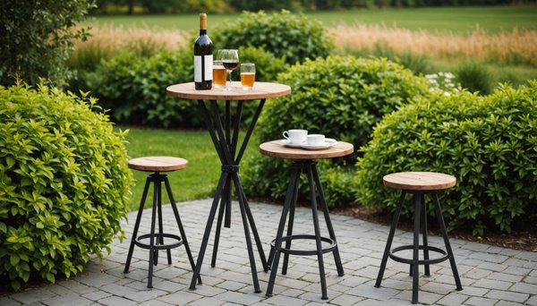 Idées créatives pour un mange debout d'extérieur stylé